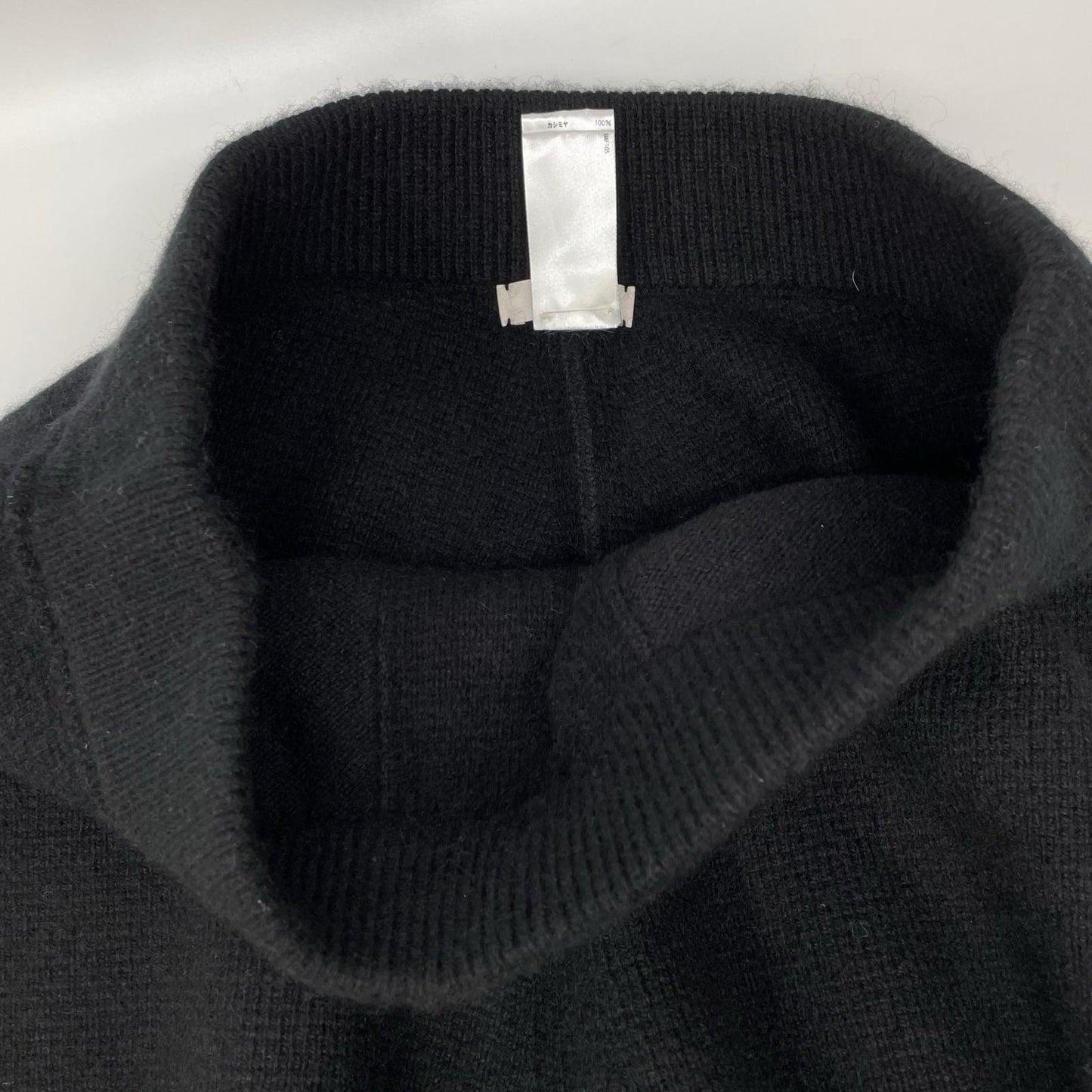 BLAMINK ブラミンク 7914-106-0387 ブラック カシミヤ100 ニットパンツ ボトムス