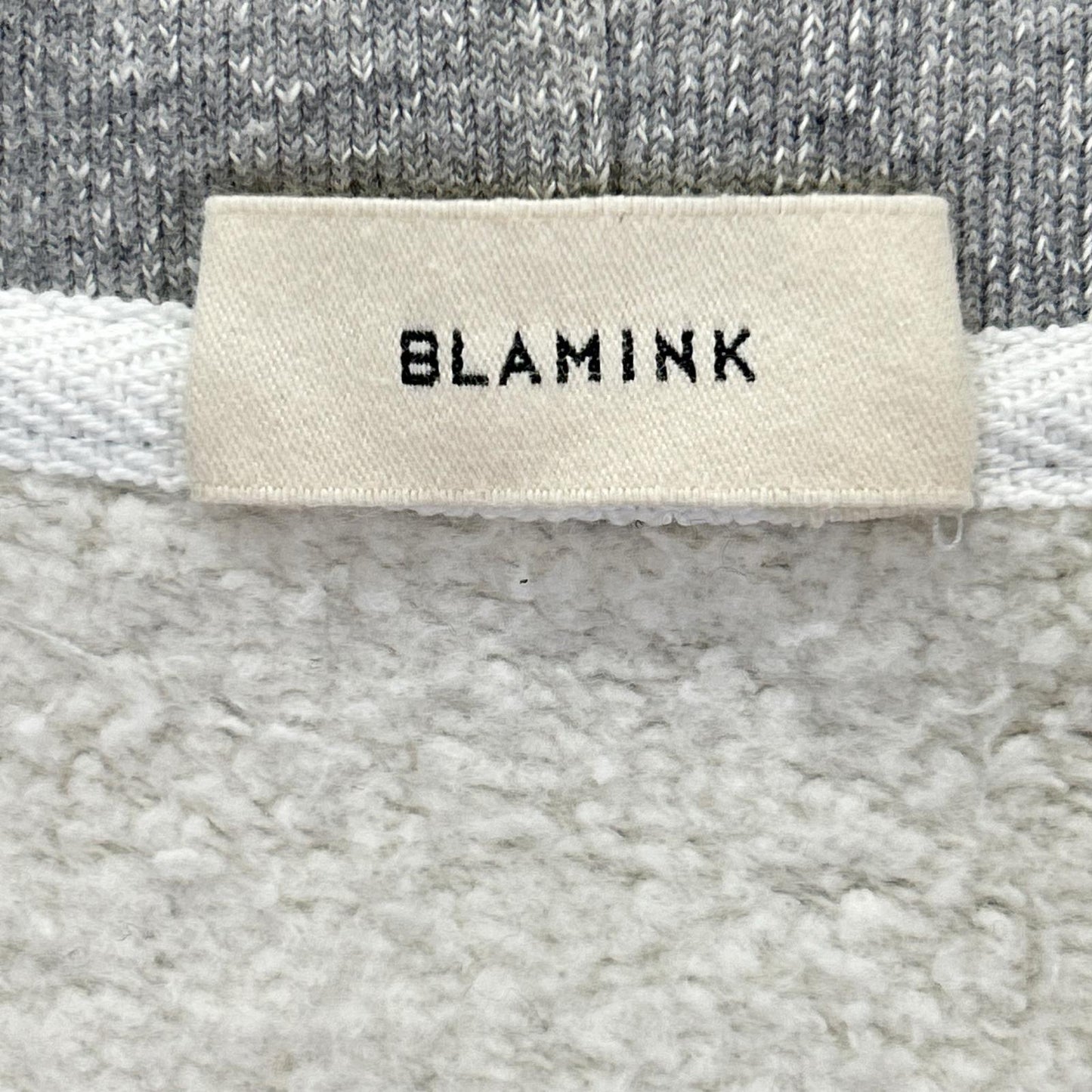 BLAMINK ブラミンク 7912-299-0005 グレー 吊裏毛 フーデッドジップアップパーカー ジャケット