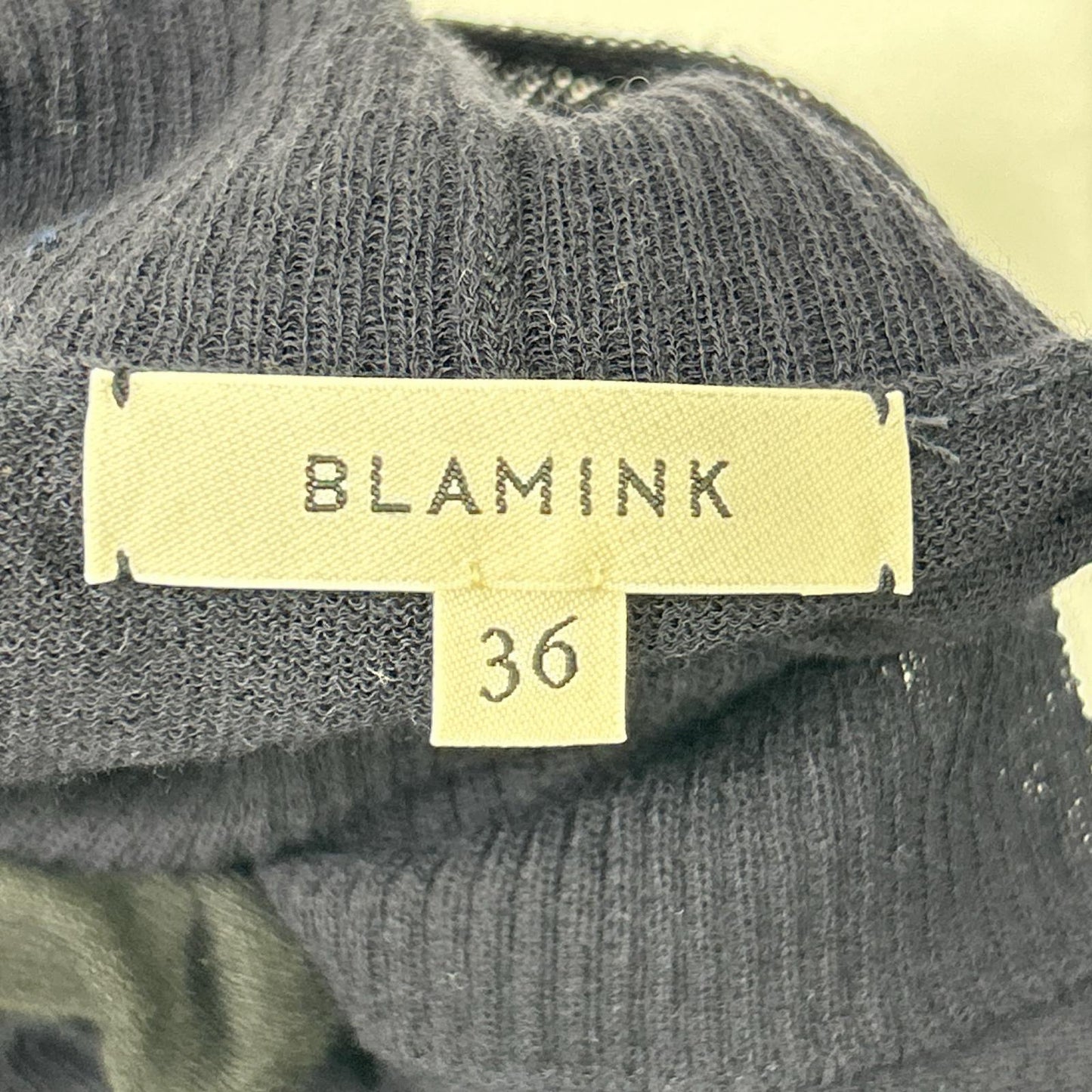 BLAMINK ブラミンク 7913-230-0223 ネイビー カシミヤ100 タートルネックニットソー トップス