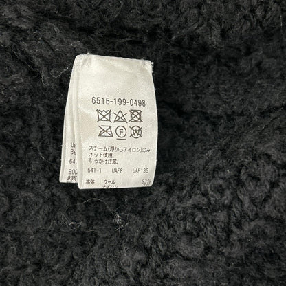 DRAWER ドゥロワー 6515-199-0498 ブラック カシミヤ100 フーデッドボアジレ フレンチスリーブベスト ベスト