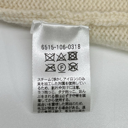 DRAWER ドゥロワー 6515-106-0318 アイボリー カシミヤ100 ニットカーディガン トップス