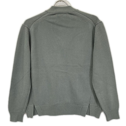 DRAWER 6515-199-0468 Green 7G cotton jersey-knit cardigan Top