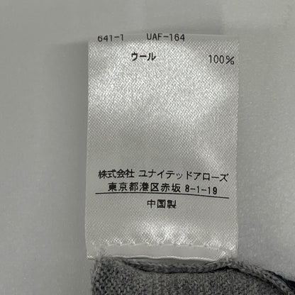 DRAWER ドゥロワー 6513-106-0829 ネイビー ウール100 レイヤードクルーネックニット トップス