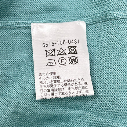 DRAWER ドゥロワー 6515-106-0431 ミントグリーン カシミヤシルク 18Gニットカーディガン トップス