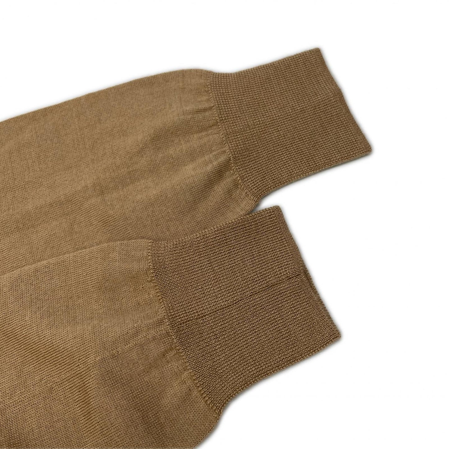DRAWER ドゥロワー 6513-106-0806 ベージュ カシミヤシルク クルーネックプルオーバー トップス