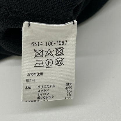 DRAWER ドゥロワー 6514-105-1087 ブラック 16Gダブルフェイスニットパンツ ボトムス