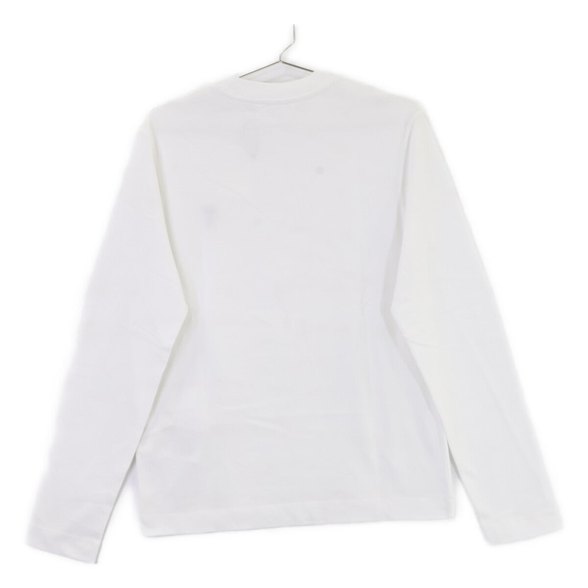 AMI PARIS アミパリス UTS205.726 25AW ホワイト ユニセックス ハートロゴ刺しゅう長袖カットソー トップス