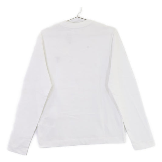 AMI PARIS アミパリス UTS205.726 25AW ホワイト ユニセックス ハートロゴ刺しゅう長袖カットソー トップス