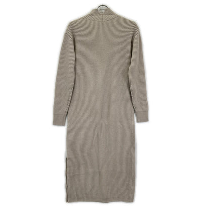 S MaxMara エスマックスマーラ 2429326033 ベージュ ウールカシミヤ モックネックニットワンピース ワンピース