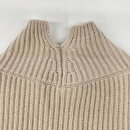 S MaxMara エスマックスマーラ 2429326033 ベージュ ウールカシミヤ モックネックニットワンピース ワンピース