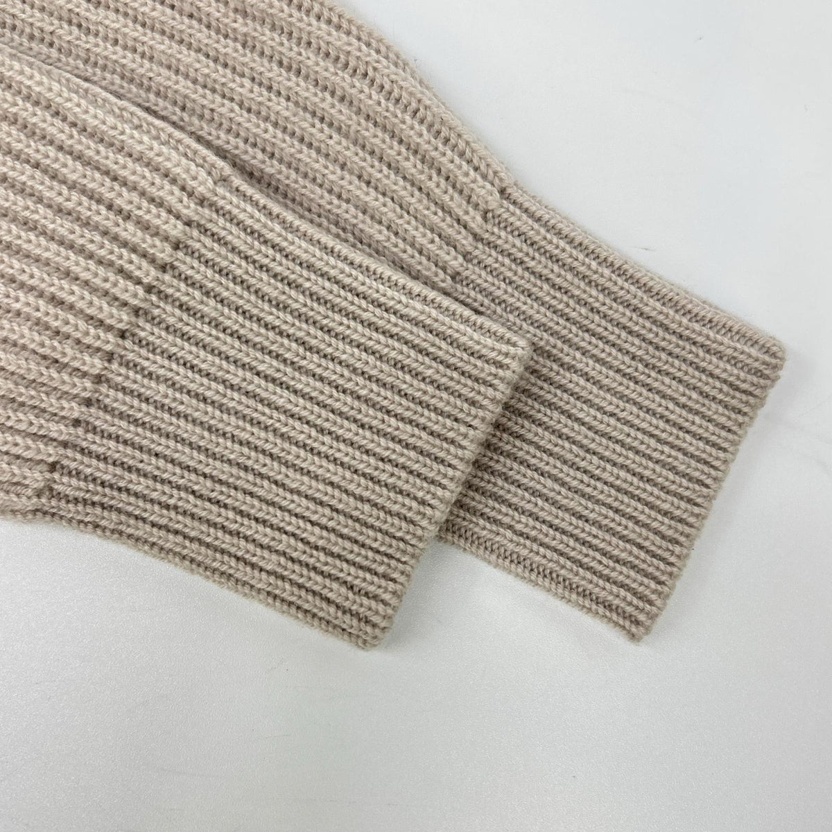 S MaxMara エスマックスマーラ 2429326033 ベージュ ウールカシミヤ モックネックニットワンピース ワンピース