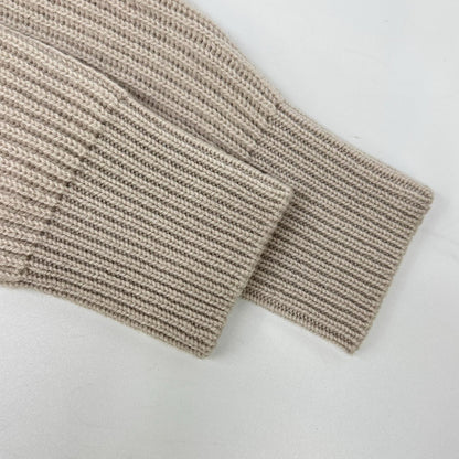 S MaxMara エスマックスマーラ 2429326033 ベージュ ウールカシミヤ モックネックニットワンピース ワンピース