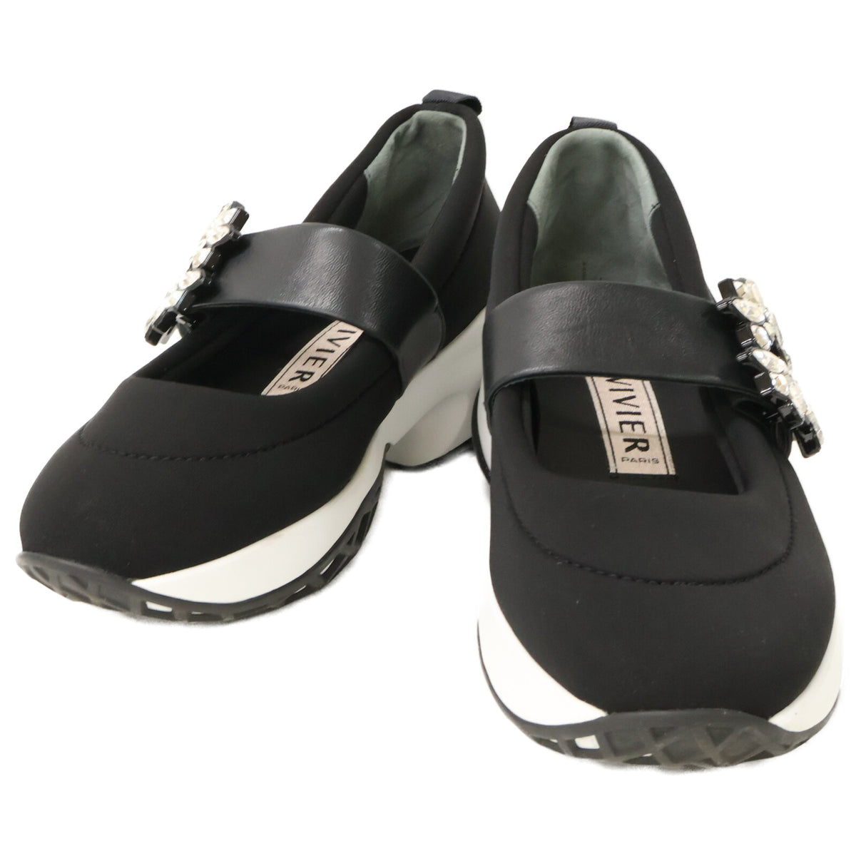 RogerVivier Roger Vivier 【Excellent Condition】Viv' Run Fabric Baby Sneakers Shoes