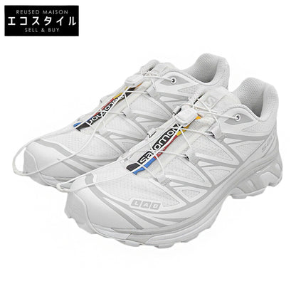 SALOMON サロモン 美品 XT-6 ユニセックス スポーツスタイル シューズ レディース ホワイト 24cm 412529 シューズ