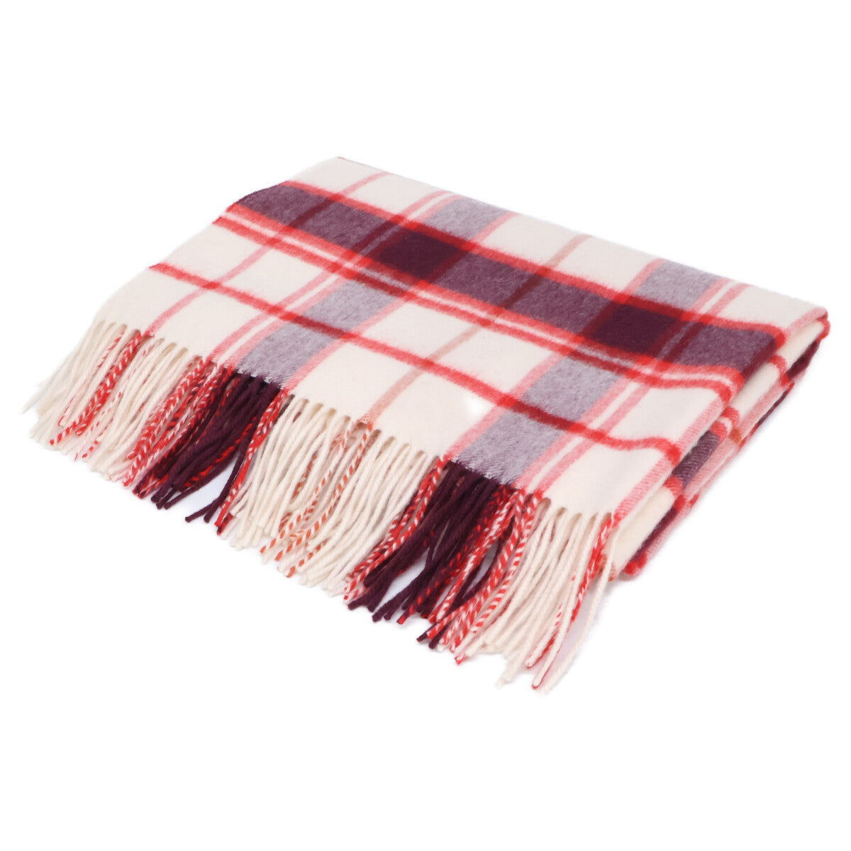 Johnstons ジョンストンズ Drawer ドゥロワー別注 【美品】6536-343-0342 TARTAN タータンチェック カシミヤ 大判 ストール