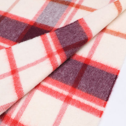 Johnstons ジョンストンズ Drawer ドゥロワー別注 【美品】6536-343-0342 TARTAN タータンチェック カシミヤ 大判 ストール