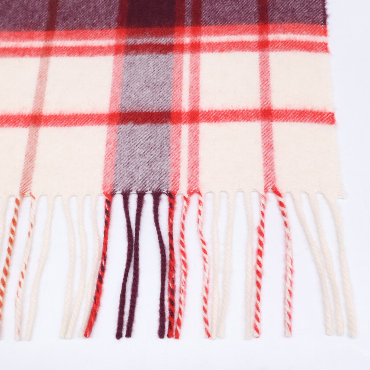 Johnstons ジョンストンズ Drawer ドゥロワー別注 【美品】6536-343-0342 TARTAN タータンチェック カシミヤ 大判 ストール