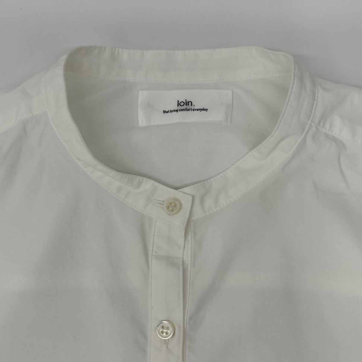 loin. ロワン 【×eclat】4LST0002 ホワイト シャツワンピース ワンピース