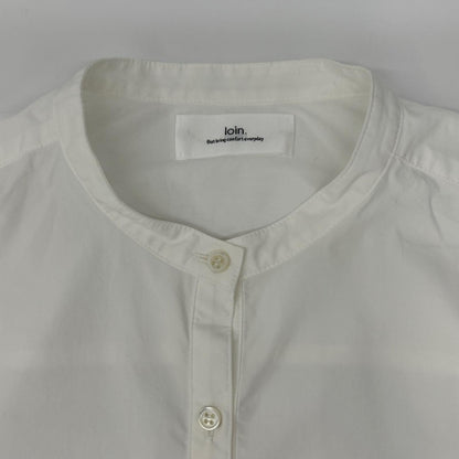 loin. ロワン 【×eclat】4LST0002 ホワイト シャツワンピース ワンピース