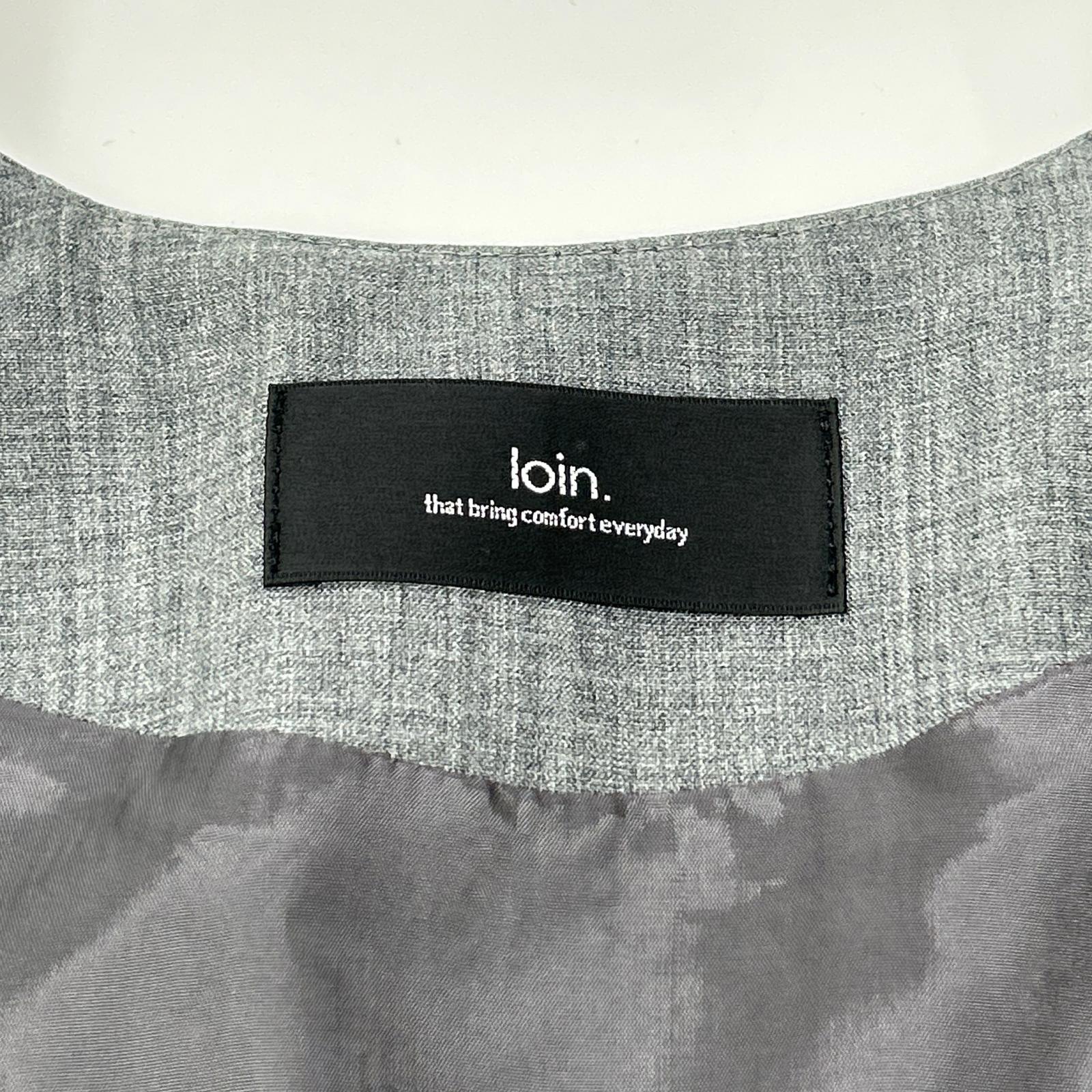 loin. Loin 4LGT0001 Gray Vest Gilet Vest