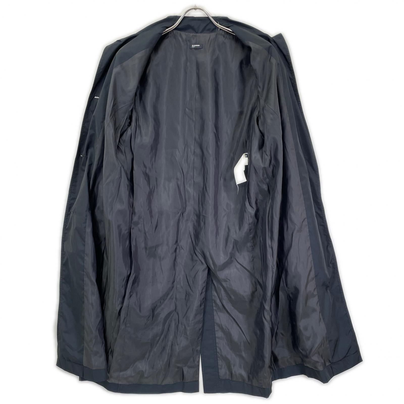JIL SANDER NAVY ジルサンダーネイビー JDK517AJK02181 18SS ネイビー ナイロンロングコート コート