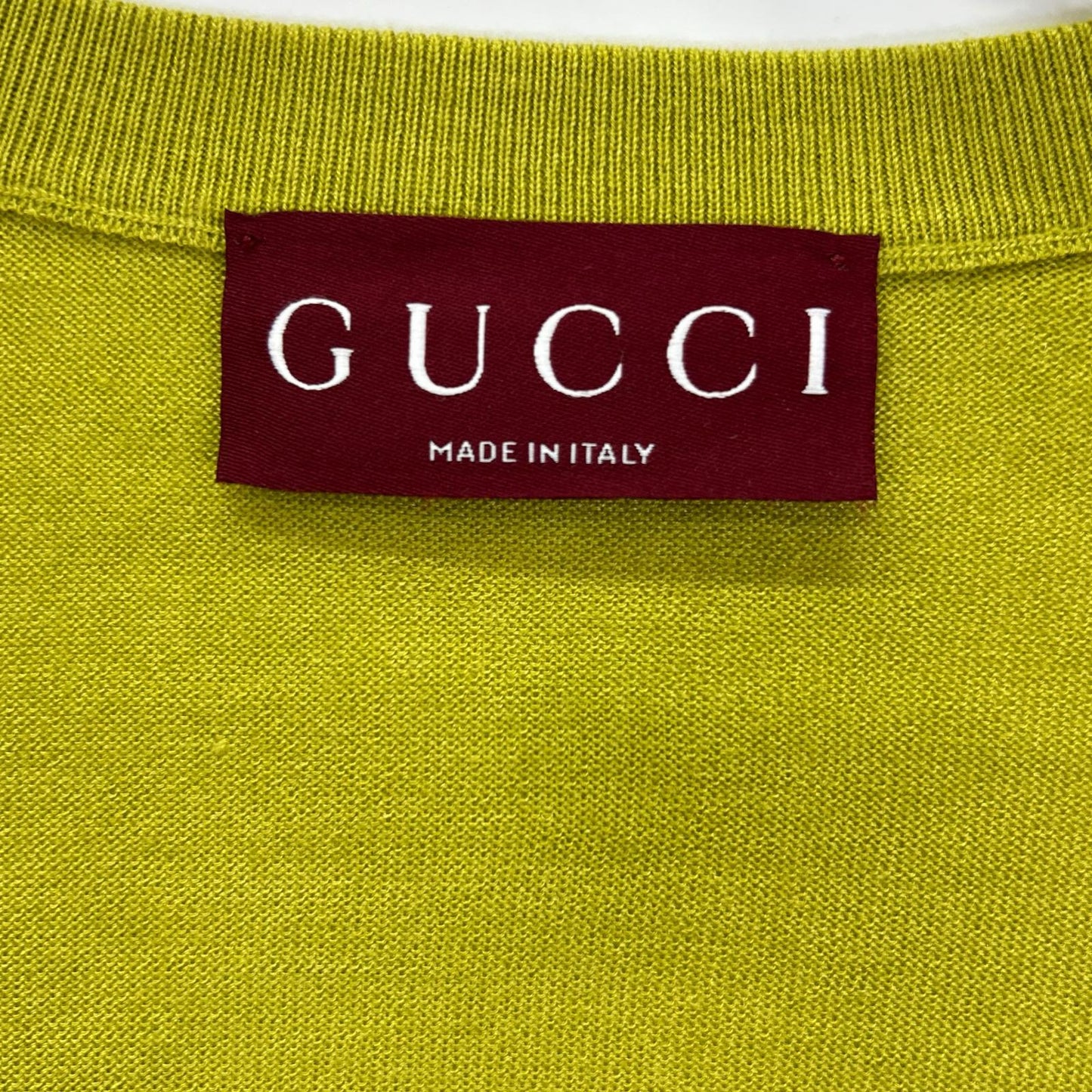GUCCI グッチ グリーン カシミヤシルク GGフラワーボタンカーディガン トップス