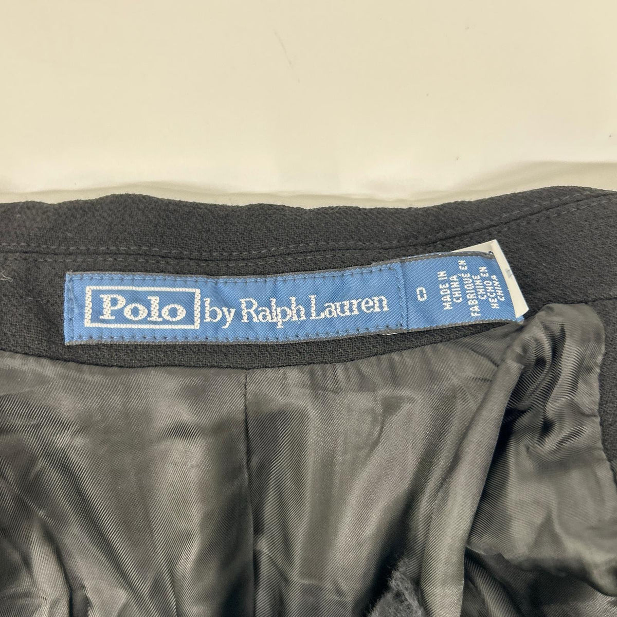 POLObyRalphLauren ポロラルフローレン ブラック ウール100 金ボタンロングコート ジャケット