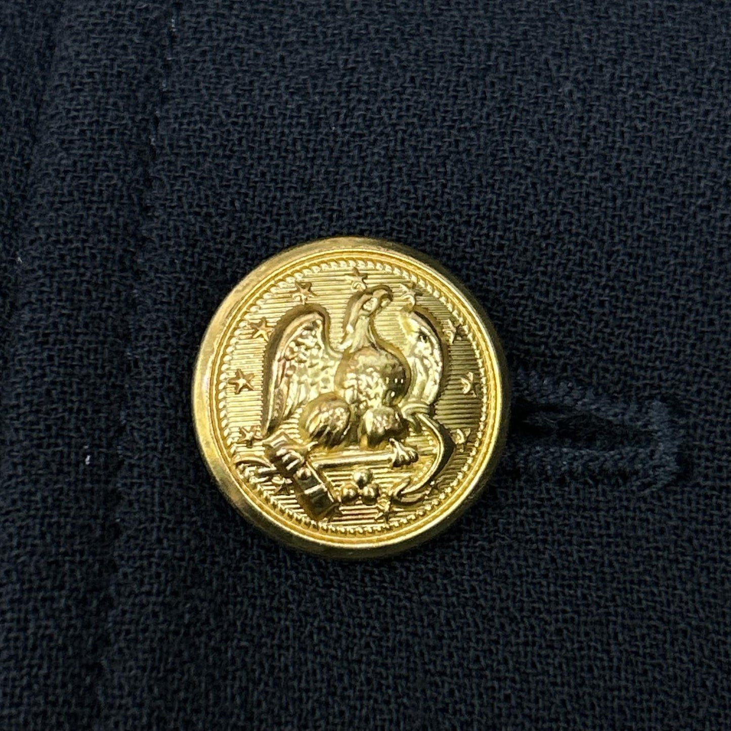POLObyRalphLauren ポロラルフローレン ブラック ウール100 金ボタンロングコート ジャケット