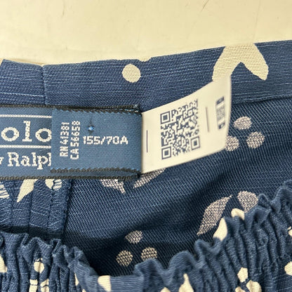 POLObyRalphLauren ポロラルフローレン 24SS ブルー Floral Twill Wide-Leg Wrap Pant フラワー柄ラップワイドパンツ ボトムス