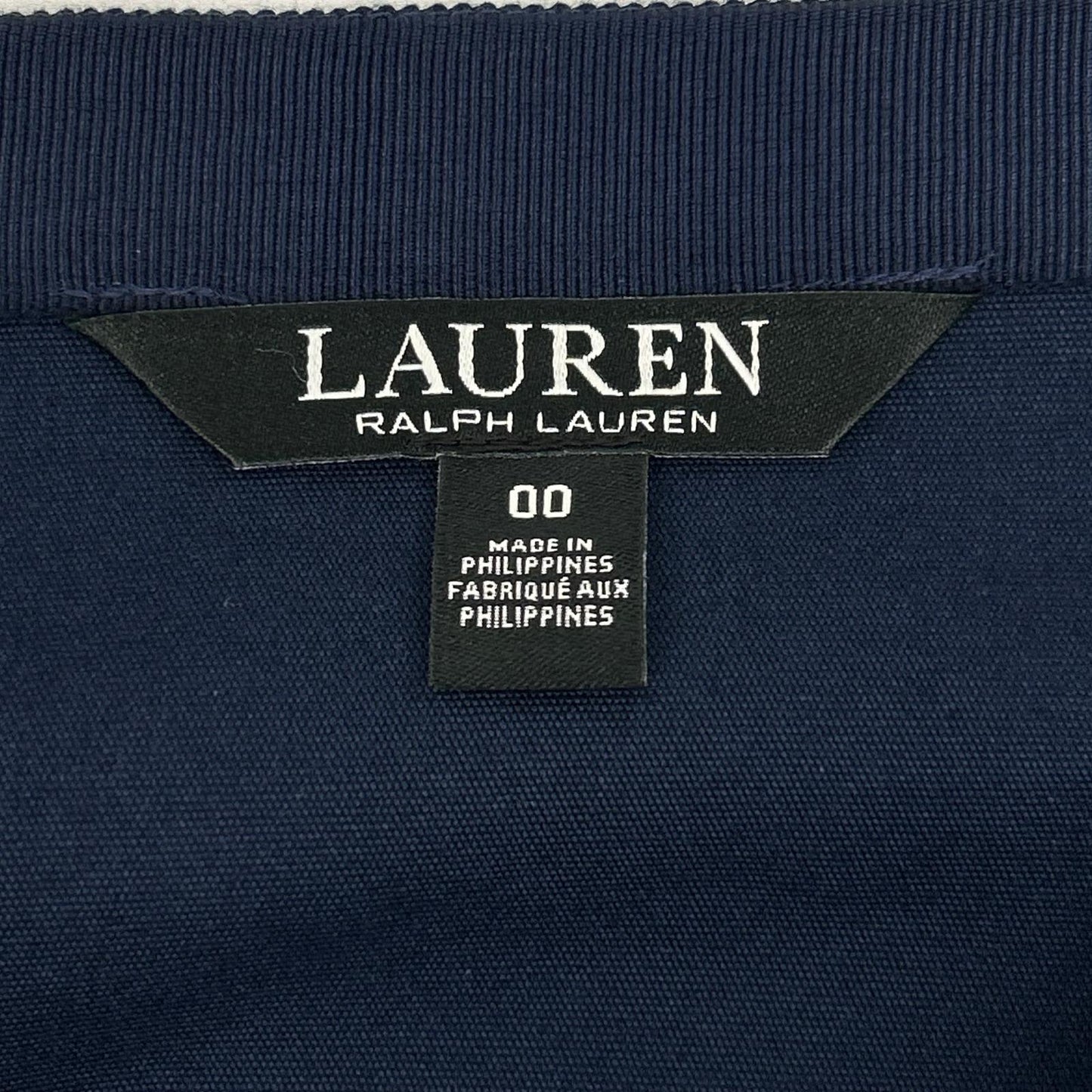 LAUREN RALPH LAUREN ローレン ラルフローレン ブルー RLロゴプリントAラインスカート スカート