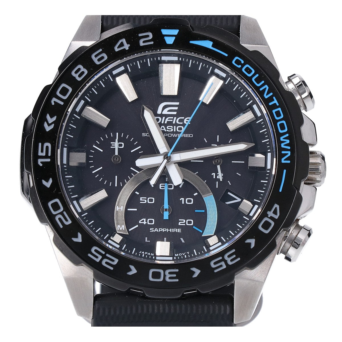 CASIO カシオ 【美品】EFS-S550PB-1A EDIFICE エディフィス クロノグラフ タフソーラー 腕時計