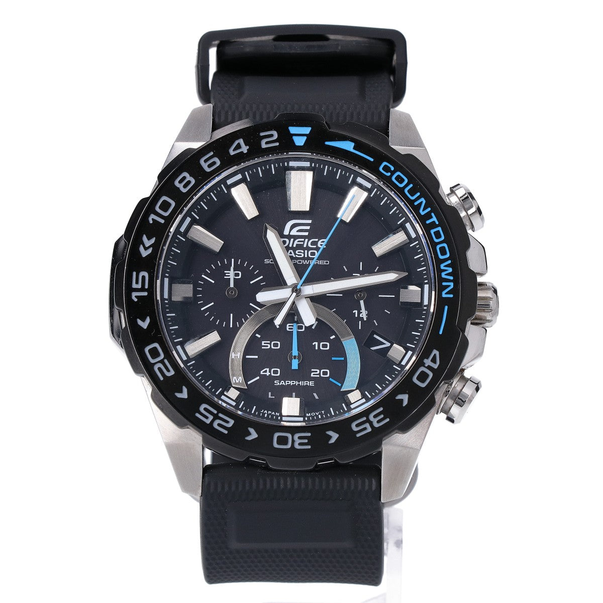 CASIO カシオ 【美品】EFS-S550PB-1A EDIFICE エディフィス クロノグラフ タフソーラー 腕時計