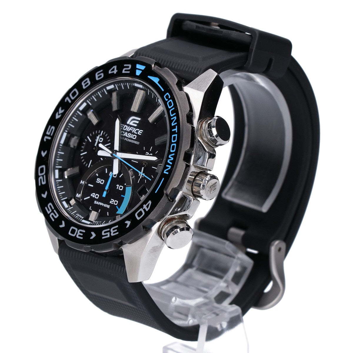 CASIO カシオ 【美品】EFS-S550PB-1A EDIFICE エディフィス クロノグラフ タフソーラー 腕時計
