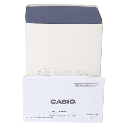 CASIO カシオ 【美品】EFS-S550PB-1A EDIFICE エディフィス クロノグラフ タフソーラー 腕時計