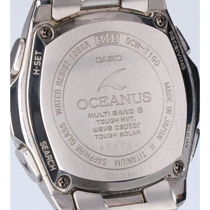 CASIO カシオ OCW-T100TD-1AJF OCEANUS オシアナス タフソーラー 腕時計