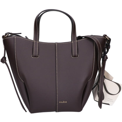 POLENE ポレーヌ 【新品同様】EBENE エボニー Cyme Tote Nano sim 2WAYショルダー ハンドバッグ