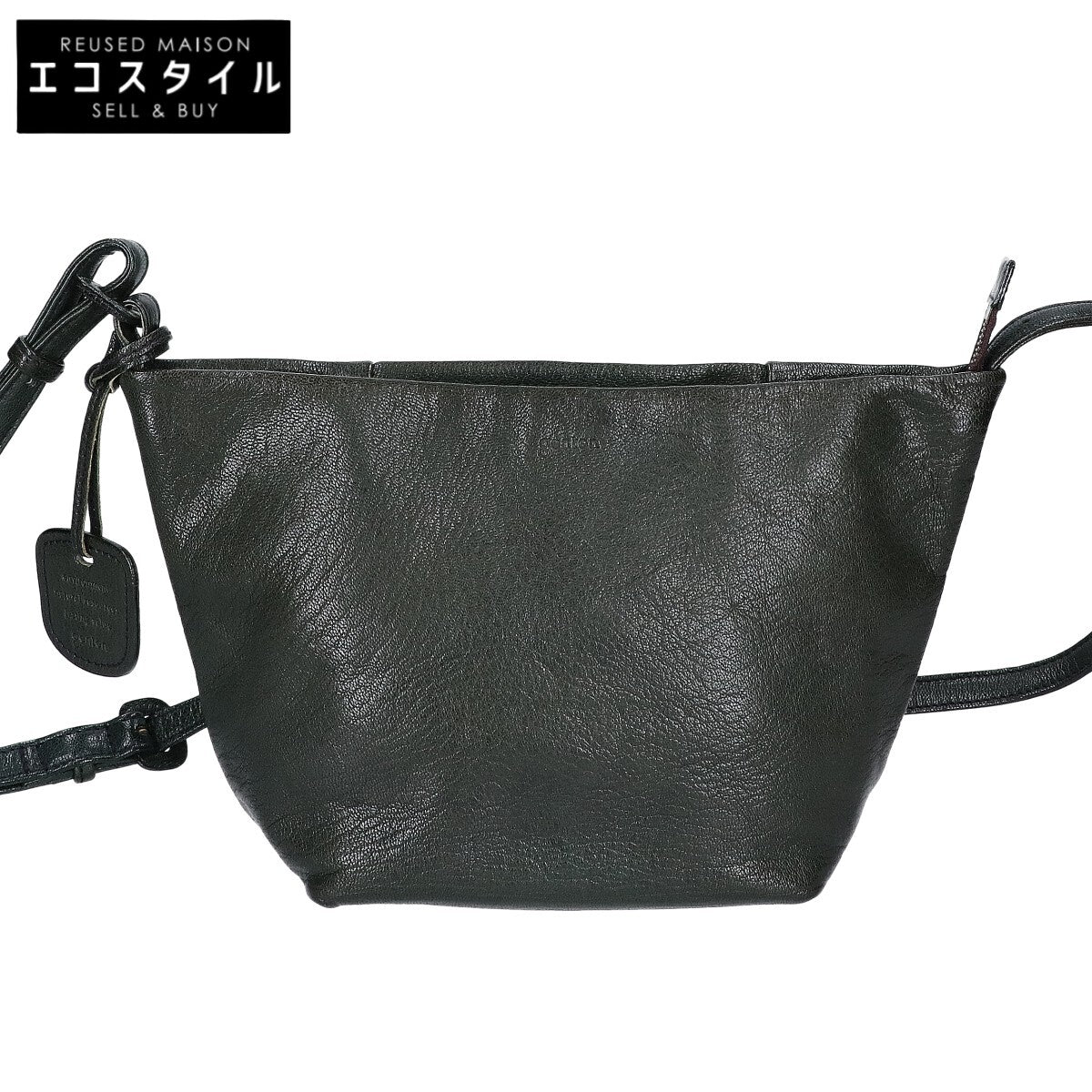 genten ゲンテン 【美品】44115 ゴートベーシック ミ二 ショルダーバッグ