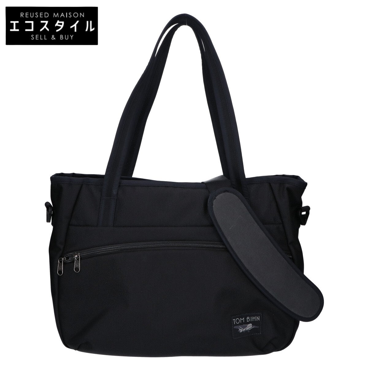 TOM BIHN トムビーン 【美品】Nomad バリスティックナイロン フロントロゴパッチ 2WAYショルダー トートバッグ