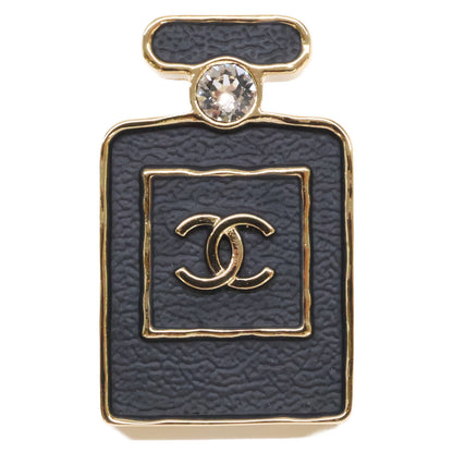 CHANEL シャネル 【美品】B23S ココマーク 香水瓶モチーフ ラインストーン ブローチ