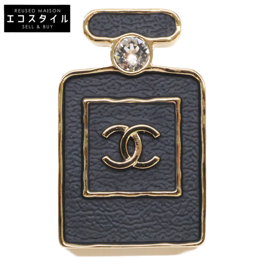 CHANEL シャネル 【美品】B23S ココマーク 香水瓶モチーフ ラインストーン ブローチ