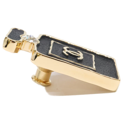 CHANEL シャネル 【美品】B23S ココマーク 香水瓶モチーフ ラインストーン ブローチ