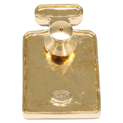 CHANEL シャネル 【美品】B23S ココマーク 香水瓶モチーフ ラインストーン ブローチ