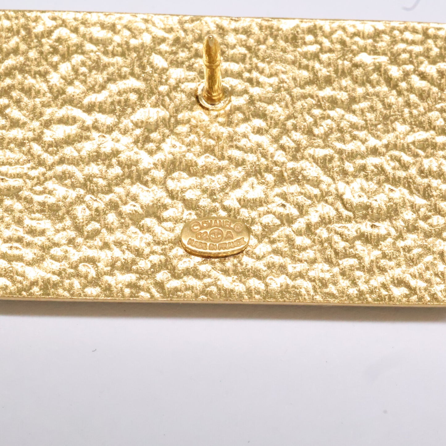 CHANEL シャネル 【美品】02A ココマーク チョコバーバッグモチーフ パールチャーム ブローチ