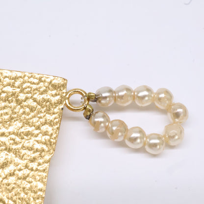 CHANEL シャネル 【美品】02A ココマーク チョコバーバッグモチーフ パールチャーム ブローチ