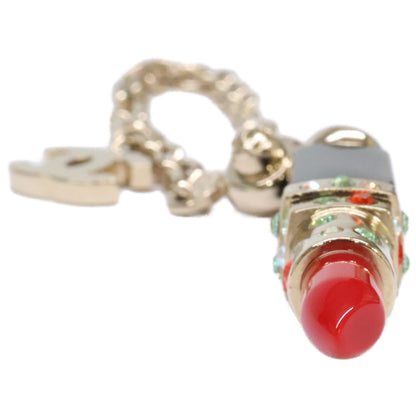 CHANEL シャネル 【美品】04A ココマーク リップスティックモチーフ ラインストーン チャーム