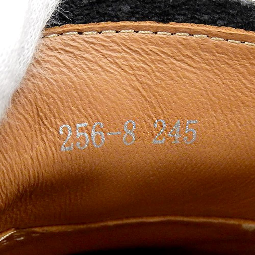 STACCATO スタッカート 美品 カーフレザー オーリンベルトプラットフォーム ウェッジ×シャークコンビソール ローファー 黒 350JS148-8270 シューズ