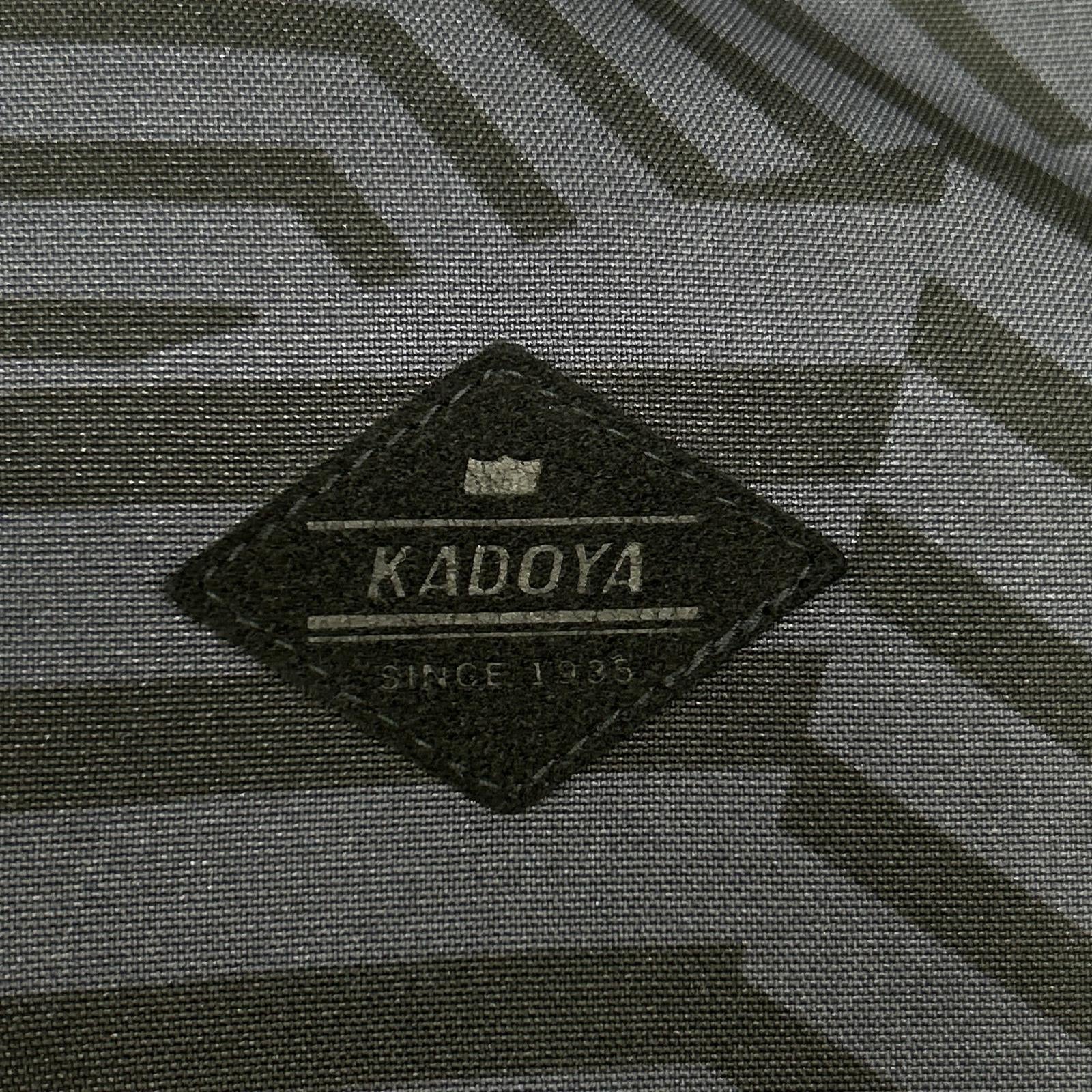KADOYA カドヤ チャコール 幾何学模様 CHILL OUT ファブリックジャケット ジャケット