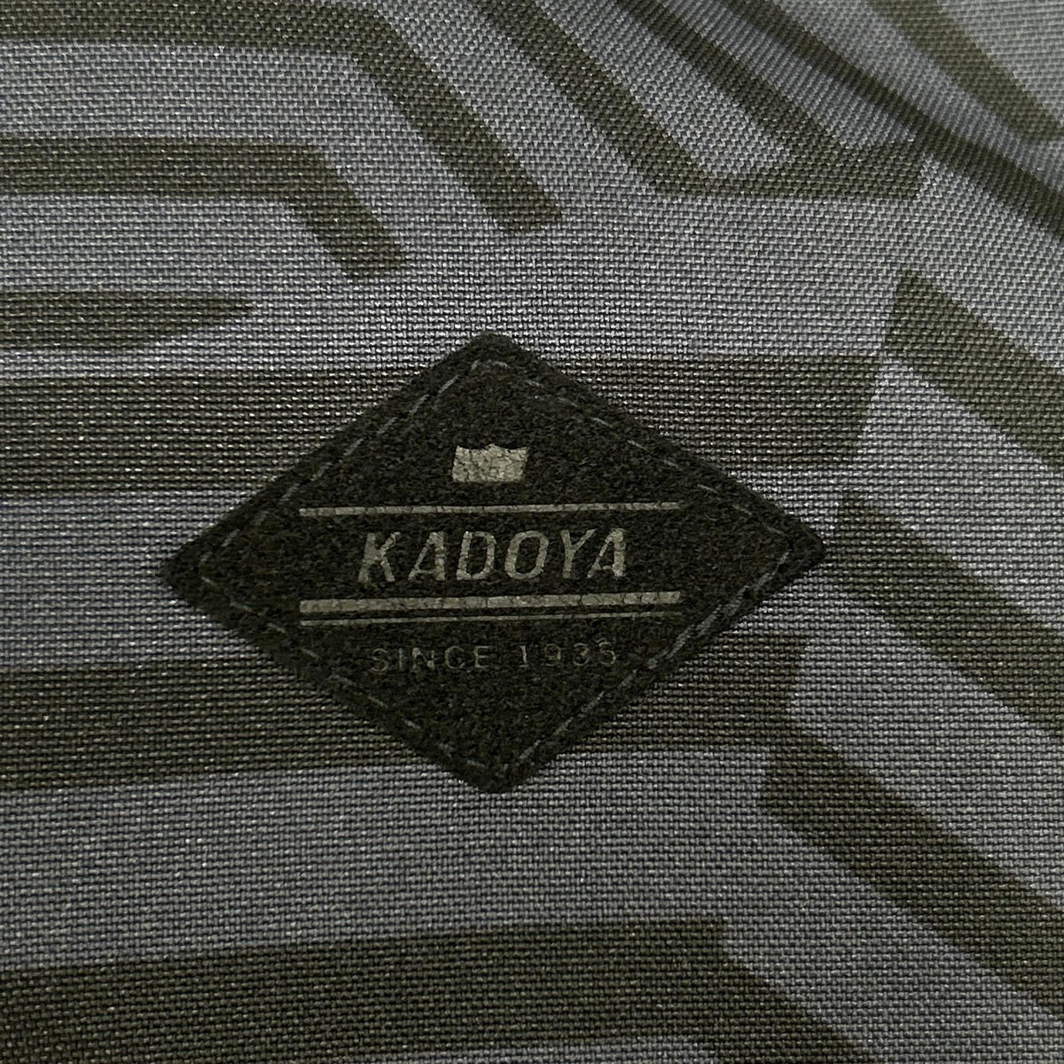 KADOYA カドヤ チャコール 幾何学模様 CHILL OUT ファブリックジャケット ジャケット