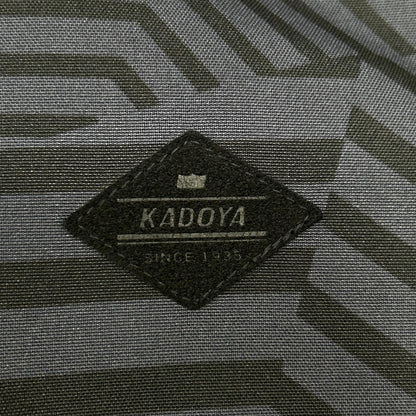 KADOYA カドヤ チャコール 幾何学模様 CHILL OUT ファブリックジャケット ジャケット