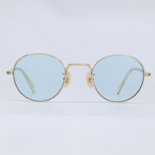 ayame 【Excellent condition】OLDSTAR GO Oldstar titanium Boston-shape sunglasses